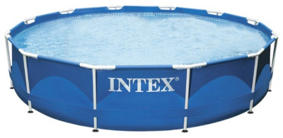 ���� ������ ������� ��������� Intex Metal Frame 28210/56994, blue (366 ��) ��������-�������� ������������