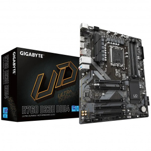 ����������� ����� GIGABYTE B760 DS3H DDR4, LGA1700, B760, 4�DDR4, ATX, DP/HDMI
