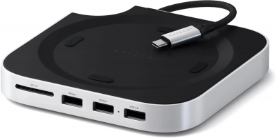 ���-������� Satechi Mac Mini M4 Stand & Hub with SSD Enclosure - �����������