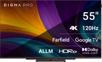 ��-��������� Digma Pro 55C UHD Google TV Frameless