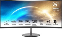 ������� 34" MSI PRO MP341CQ Black 3440x1440, 100Hz, VA Curve1500R, 1ms(MPRT), 2xHDMI/DP