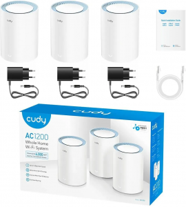 Wi-Fi ������ Cudy M1200 (3-Pack) AC1200 10/100BASE-TX