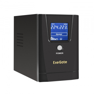 ���� ������ ��� ExeGate EX294613RUS Power Smart ULB-500.LCD.AVR.2SH 500VA/300W, LCD, AVR, 2*Schuko ��������-�������� ������������