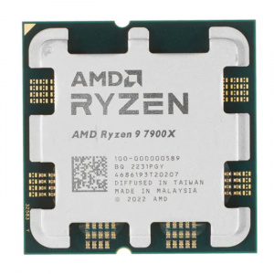 ��������� AMD Ryzen 9 7900X BOX AM5/4.7GHz/12core 100-100000589WOF ��� ������