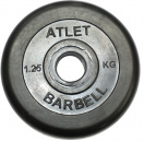 ���� ��� ������ MB Barbell Atlet MB-AtletB26-1,25, ������������ black
