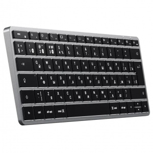 ���� ������ ���������� Satechi Slim X1 Bluetooth Backlit Keyboard, Bluetooth, grey ��������-�������� ������������