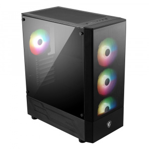 ������ ��� ���������� MSI MAG FORGE 112R USB 3.0, 4x120mm ARGB Fan, Tempered Glass Window, Brown Box, black