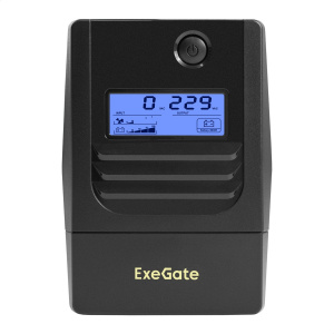 ���� ������ ��� ExeGate Smart LB-850.LCD.AVR.4C13.USB (850VA/510W, LCD, AVR, 4*C13, USB, ������� 12V 9Ah) ������ ��������-�������� ������������