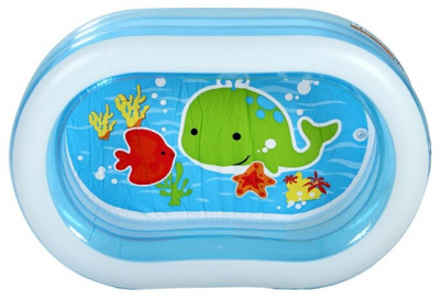 ���� ������ ������� �������� Intex Oval Whale Fun (57482) ��������-�������� ������������