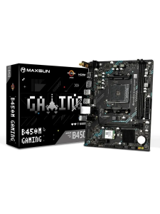 ����������� ����� Maxsun MS-B450M GAMING WIFI AM4 B450 mATX DP/HDMI