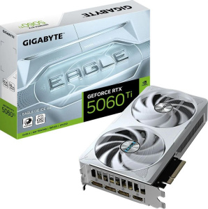 ���������� GIGABYTE GeForce RTX 5060 Ti EAGLE OC ICE 8G (GV-N506TEAGLEOC ICE-8GD) �����