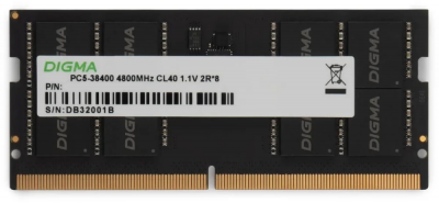 ����������� ������ Digma DGMAS54800016S DDR5 SO-DIMM 16GB 4800MHz