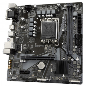 ����������� ����� Gigabyte H610M H V2, LGA1700, H610, 2*DDR5, 4*SATA, mATX D-Sub+HDMI