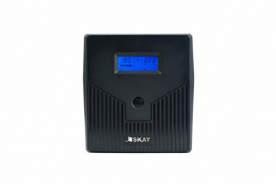 ���� ������ ��� ������� SKAT-UPS 1000-IN-2x7 456 ������ Line-interactive, 1000��/600��, �� ���, LCD-����, 2x EURO + 2� C1 ��������-�������� ������������