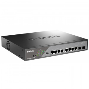 ���������� D-Link DSS-200G-10MPP/A1A L2 � 8 ������� 10/100/1000Base-T � 2 ������� 1000Base-X SFP