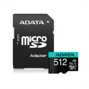����� ������ A-Data microSDHC 512Gb Class10 AUSDX512GUI3V30SA2-RA1 + adapter