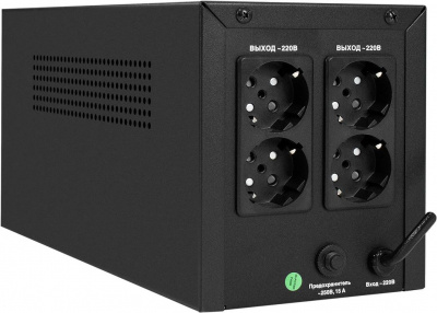 ���� ������ ��� ExeGate Smart LB-2200.LCD.AVR.4SH (EX299786RUS) ������, 2200VA/1300W, ������� LCD, AVR, 4*Schuko, ������� 12V 9Ah ��������-�������� ������������
