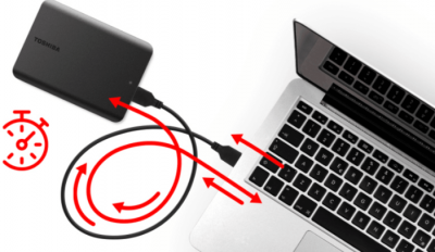 ���� ������ ������� ���� ������� Toshiba 1Tb 2.5" USB 3.2 HDTB510EK3AA black ��������-�������� ������������