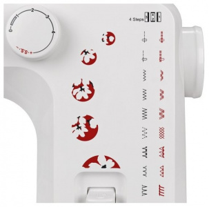 ���� ������ ������� ������ Janome �X77, white with print ��������-�������� ������������