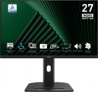 ���� ������ ������� MSI PRO MP275QPDG 27" 16:9 WQHD(2560x1440) IPS Flat, WebCam FHD, 1ms(MPRT), 1300:1,100M:1,2 ��������-�������� ������������