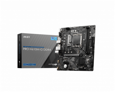 ����������� ����� MSI PRO H610M-G DDR4 S1700 H610 DDR4 mATX D-Sub/HDMI