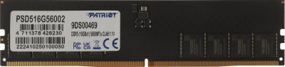 ����������� ������ Patriot SL PSD516G56002 DDR5 UDIMM 16GB 5600MHz