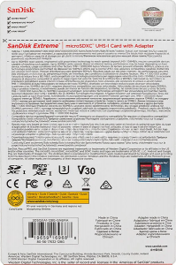 ���� ������ ����� ������ SanDisk microSDXC 1024GB Extreme ��� �������� �� SD ��������-�������� ������������