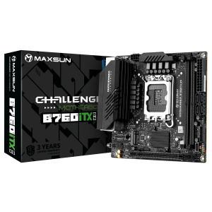 ����������� ����� Maxsun MS-Challenger B760ITX D5, LGA1700, B760, 2xDDR5, mITX