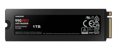 SSD-���������� Samsung 1000GB, 990 PRO, M.2(22x80mm), NVMe 2.0, PCIe 4.0 x4 MZ-V9P1T0CW