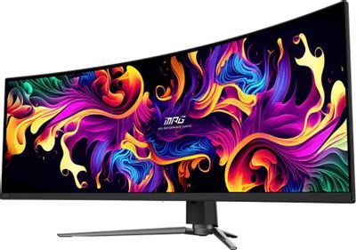 ���� ������ ������� 49" MSI MPG 491CQP ������ 5120x1440, 144Hz, QD-OLED, OLED LED, HDMI/M/M/DP/USB ��������-�������� ������������