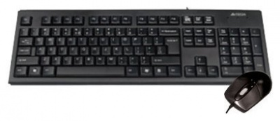 ���� ������ ���������� + ���� A4Tech KRS-8372 Black PS/2+USB ��������-�������� ������������