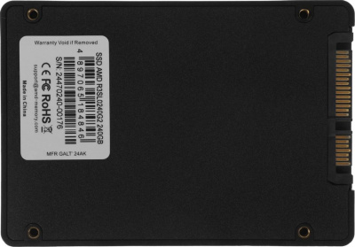 SSD-���������� AMD Radeon R3 R3SL0240G2 ������, 240GB SATA 2.5" 6Gb/s, 530/450, RTL
