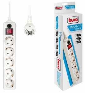���� ������ ������� ������ Buro 500SH - 5 - W, white ��������-�������� ������������