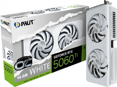 ���������� Palit PCI-E 5.0 PA-RTX5060TI WHITE OC (NE7506TU19T1-GB2061M) �����