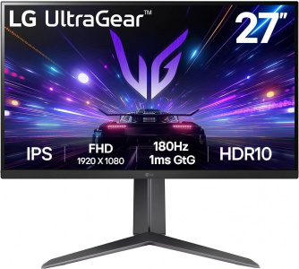 ���� ������ ������� 27" LG UltraGear 27GS65F-B (27GS65F-B.ARUZ) ������ 1920x1080, 180Hz, IPS LED, HDMI/DP ��������-�������� ������������