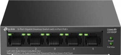 ���������� TP-Link LS105GP � 5 ����������� �������, ������