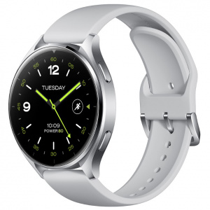 �����-���� Xiaomi Watch 2 Silver Case With Gray TPU Strap