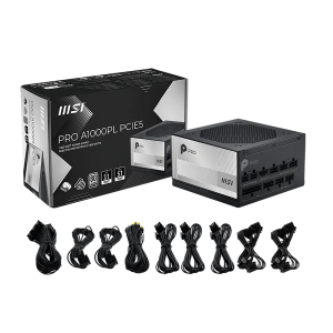 ���� ������� �� MSI PRO A1000PL PCIE5 1000W, 80+ Platinum (306-7ZPLX11-HD8) ������