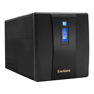 ���� ������ ��� ExeGate SpecialPro Smart EP212520RUS LLB-1500.LCD.AVR.4SH.USB 1500VA/950W ������ ��������-�������� ������������