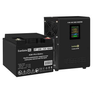 ���� ������ ��� EX295995RUS + ������� 40A� EX282976RUS ExeGate FineSine SX-500.LCD.AVR.2SH ��������-�������� ������������