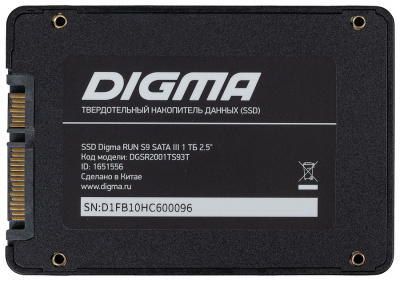 SSD-���������� Digma 1Tb SATA DGSR2001TS93T