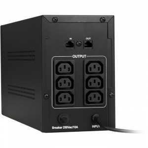 ���� ������ ���� �������������� ������� ExeGate SpecialPro EP285489RUS UNB-1200.LED.AVR.C13.RJ 1200VA/750W, LED, AVR, 6*IEC-C13, RJ45/11 ��������-�������� ������������
