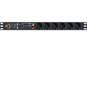 ���� ���������� Elemy ATS, 220�, 8A,���� C14 x 2, ����� (6) Schuko