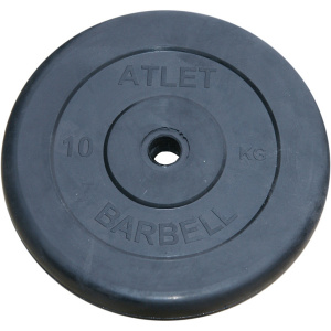 ���� ������ ���� MB Barbel Atlet (10 ��) black ��������-�������� ������������