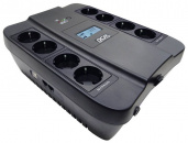 ��� Powercom Spider SPD-1100U LCD USB 1100VA/605W, Schuko, USB, black