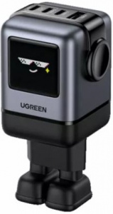 USB-����������� UGREEN X688 (45515B) UNO 100W 4-Port GaN USB-A+3*USB-C �����