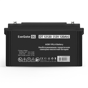 ���� ������ �������������� ������� ExeGate EX282988RUS DT 12120 12V, 120Ah ��������-�������� ������������