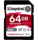 ����� ������ Kingston 64Gb UHS-I Class U3 V90, 300��/�, 260��/�