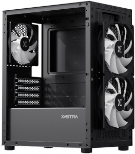 ������ ��� ���������� XASTRA A303M 3FRGB Black mATX 2x140mm + 1x120mm FRGB fans