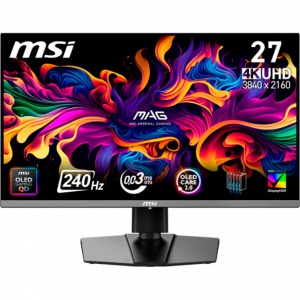 ���� ������ ������� MSI MAG 272UP QD-OLED 26.5" X24 (9S6-3CD79A-031) ������ ��������-�������� ������������